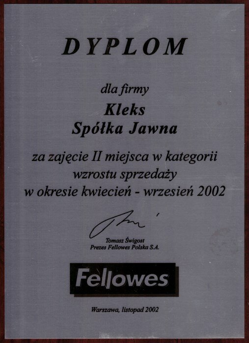 2002 Fellowes